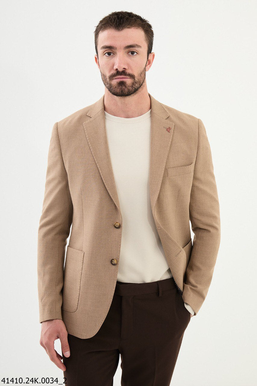 Larry Beige Blazer