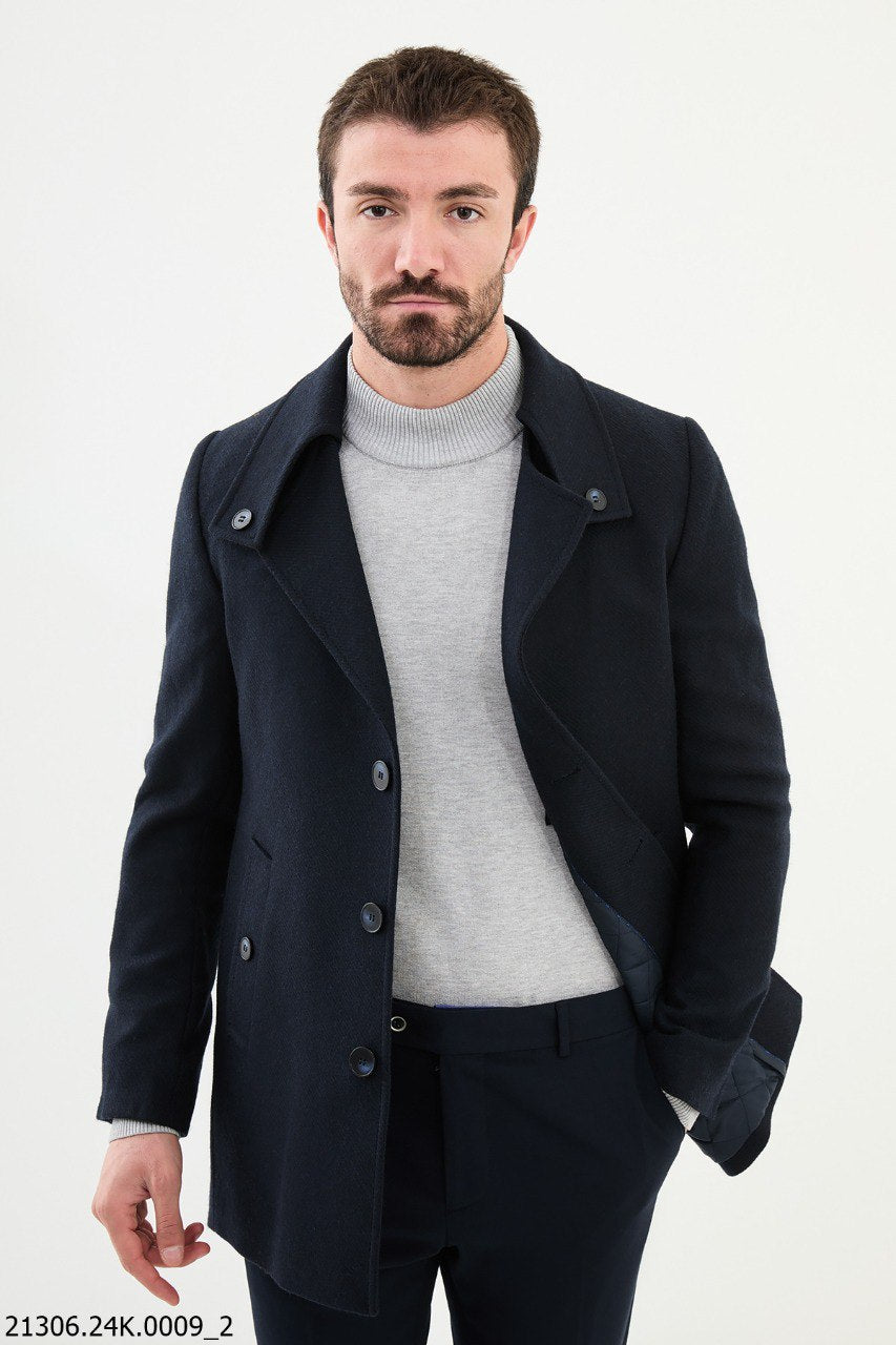 Larry Navy Blue Coat