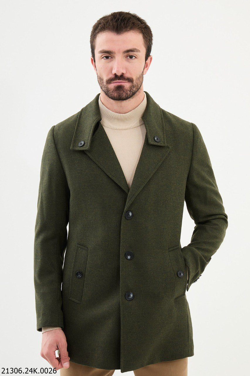 Larry Khaki Coat