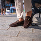 Oscar Suede Brown Loafers