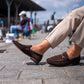 Oscar Suede Brown Loafers