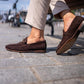 Oscar Suede Brown Loafers