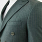 Copan Green Striped Double Breasted Suit