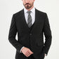 Apollo Black Plaid Suit