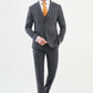 Iallen Dark Gray Suit