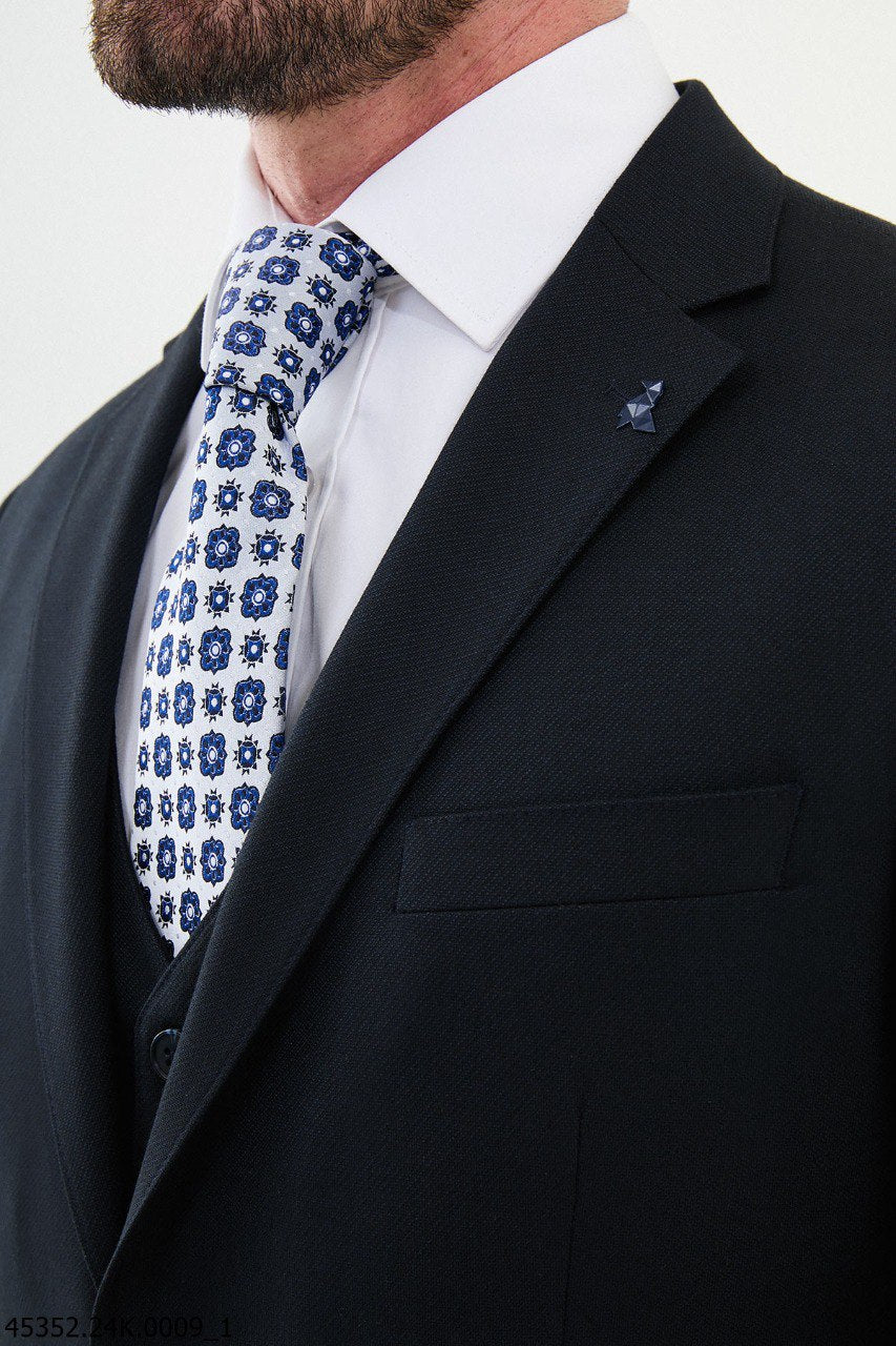 Iallen Dark Blue Suit