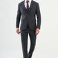 Martin Navy Blue Plaid Suit