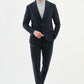 Mario Dark Blue Self-Patterned Suit