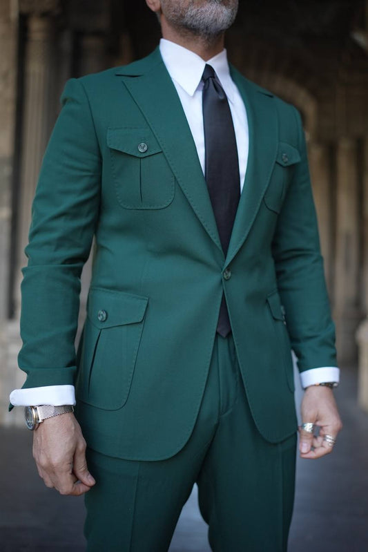 Clint Emerald Suit