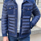 Rony Navy Blue Slim Fit Coat