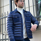 Rony Navy Blue Slim Fit Coat