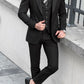 Siena Black Slim Fit Suit