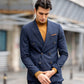 Harry Navy Blue Double Breasted Suit