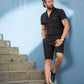 Flynn Black Short Sleeve Shirt