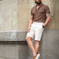 Flynn Brown Short Sleeve Shirt