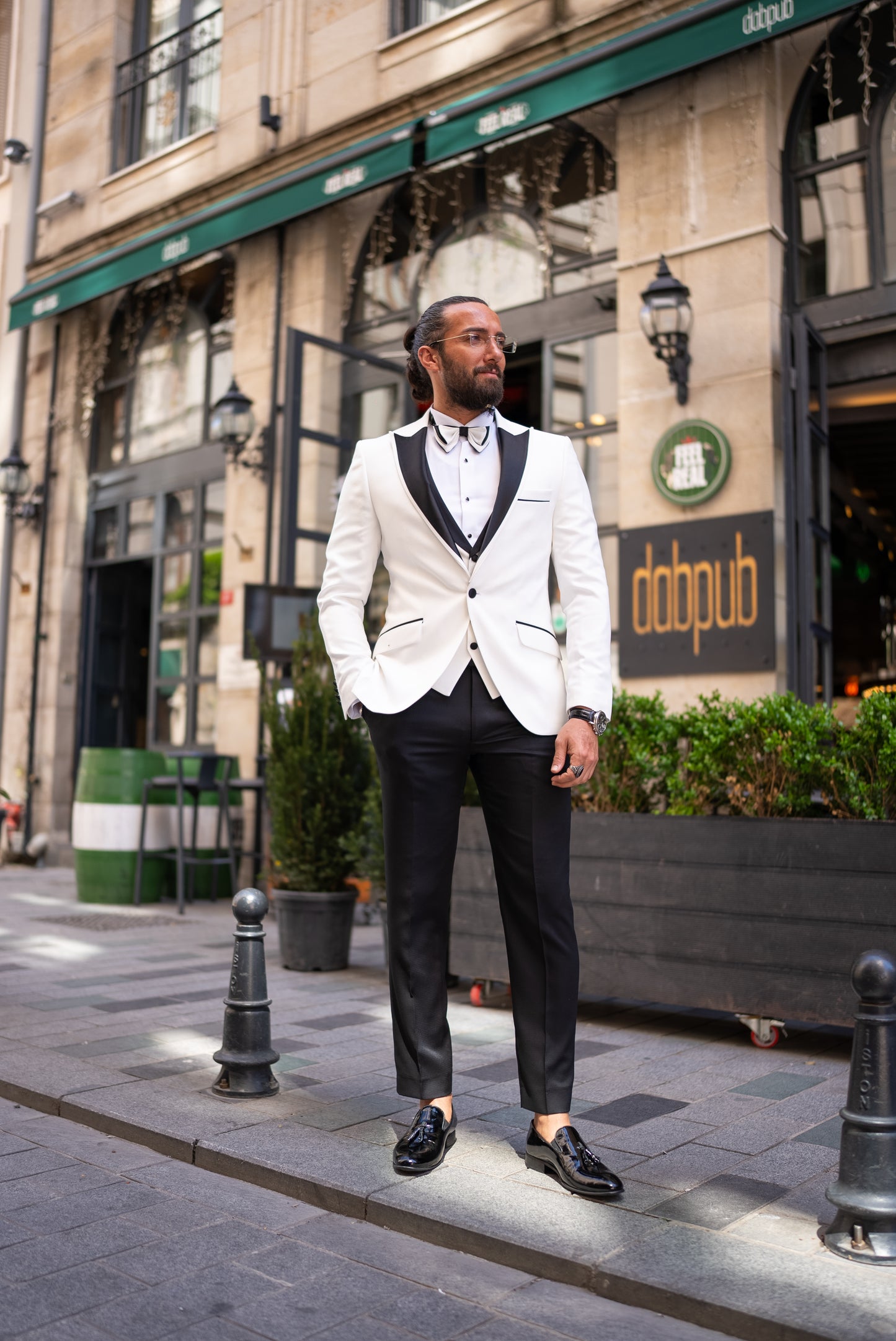 Stan White Tuxedo Suit