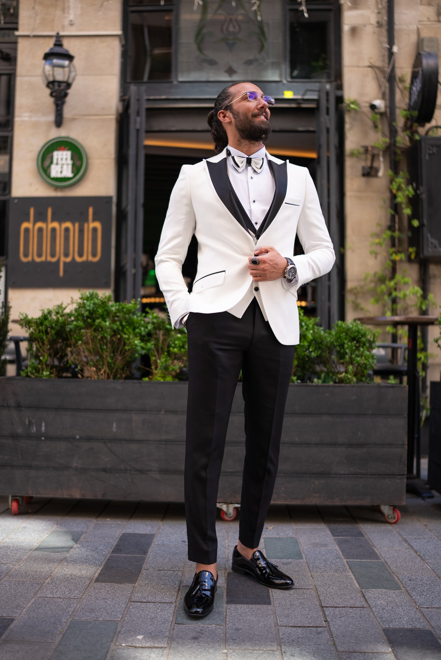 Stan White Tuxedo Suit