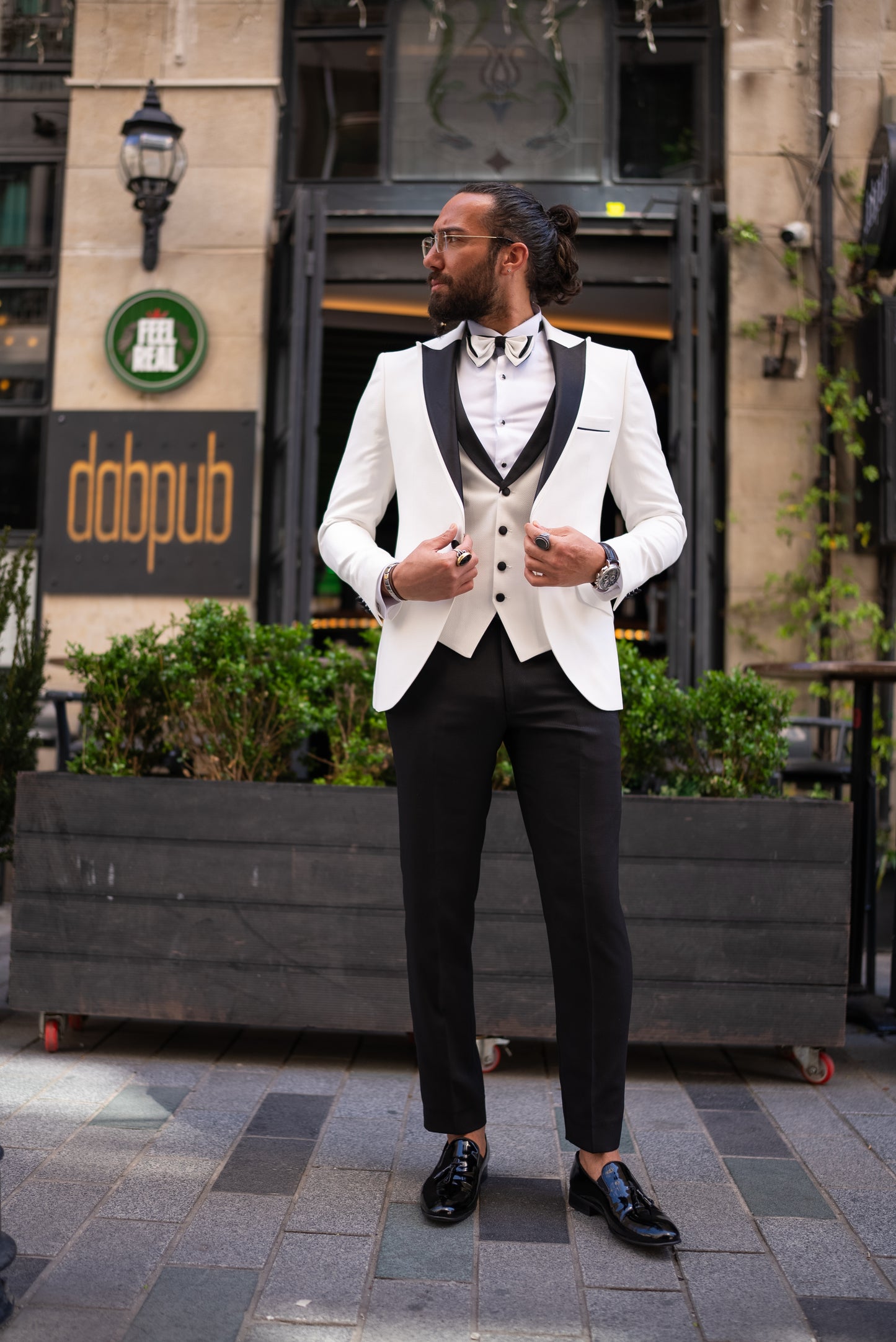 Stan White Tuxedo Suit