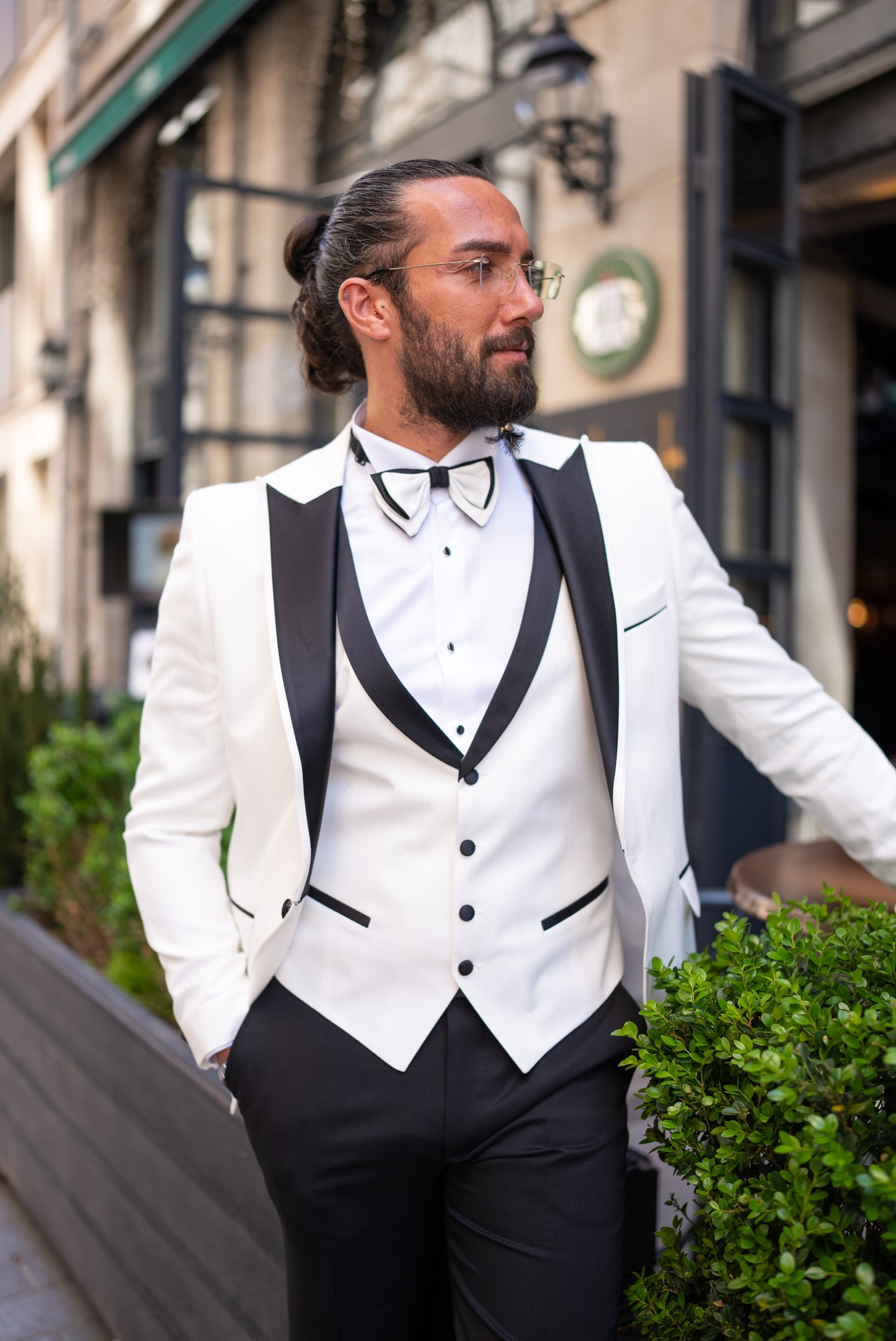 Stan White Tuxedo Suit