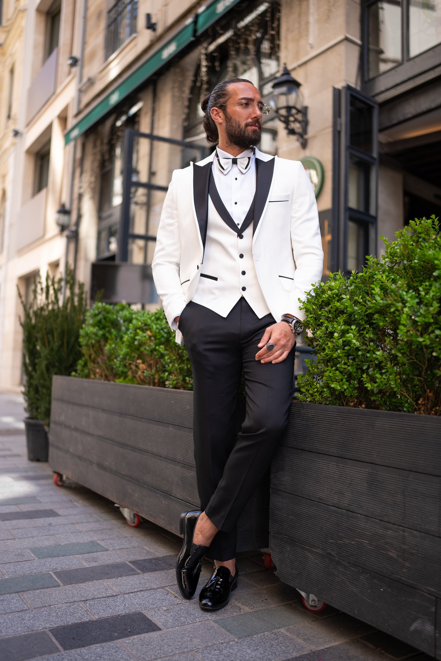 Stan White Tuxedo Suit