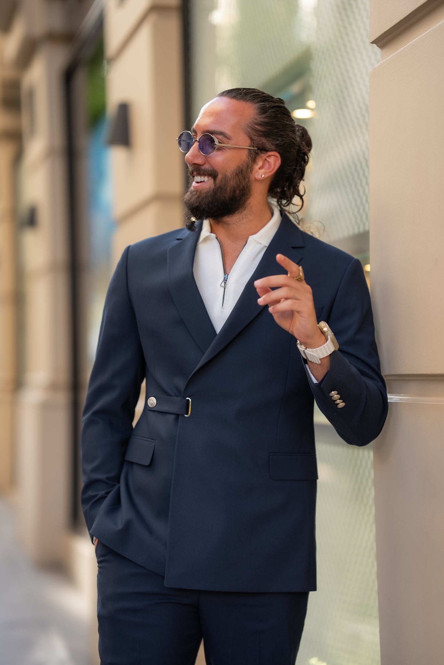 Victor Navy Blue Suit