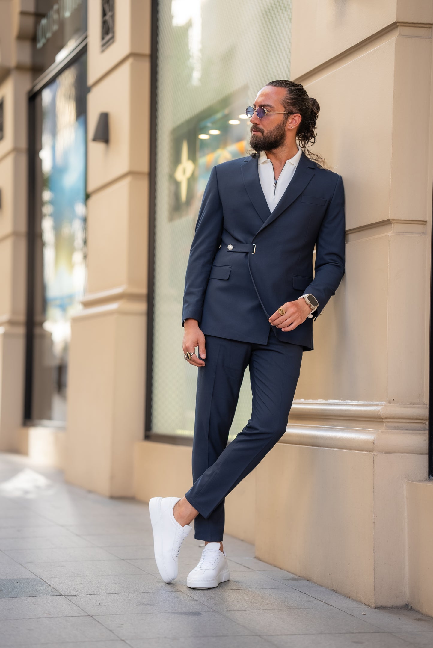 Victor Navy Blue Suit