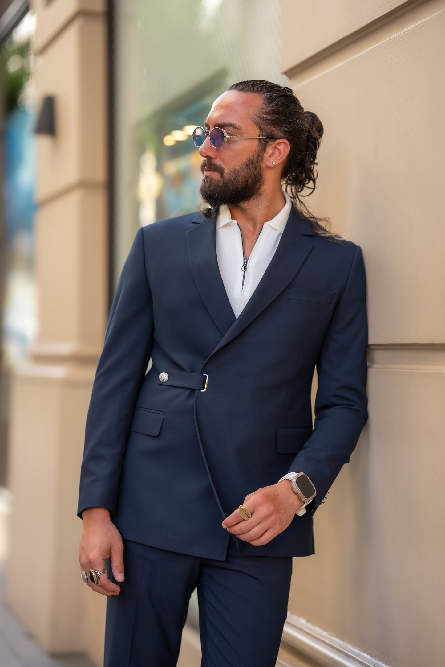 Victor Navy Blue Suit