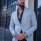 Slynt Light Gray Blazer