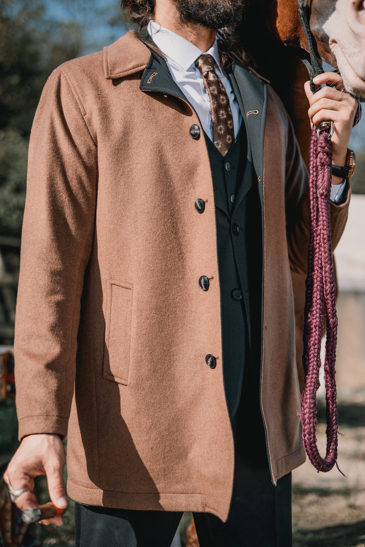 Allan Camel Coat