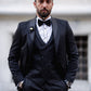 Eder Black Black Tuxedo Suit