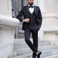 Eder Black Black Tuxedo Suit