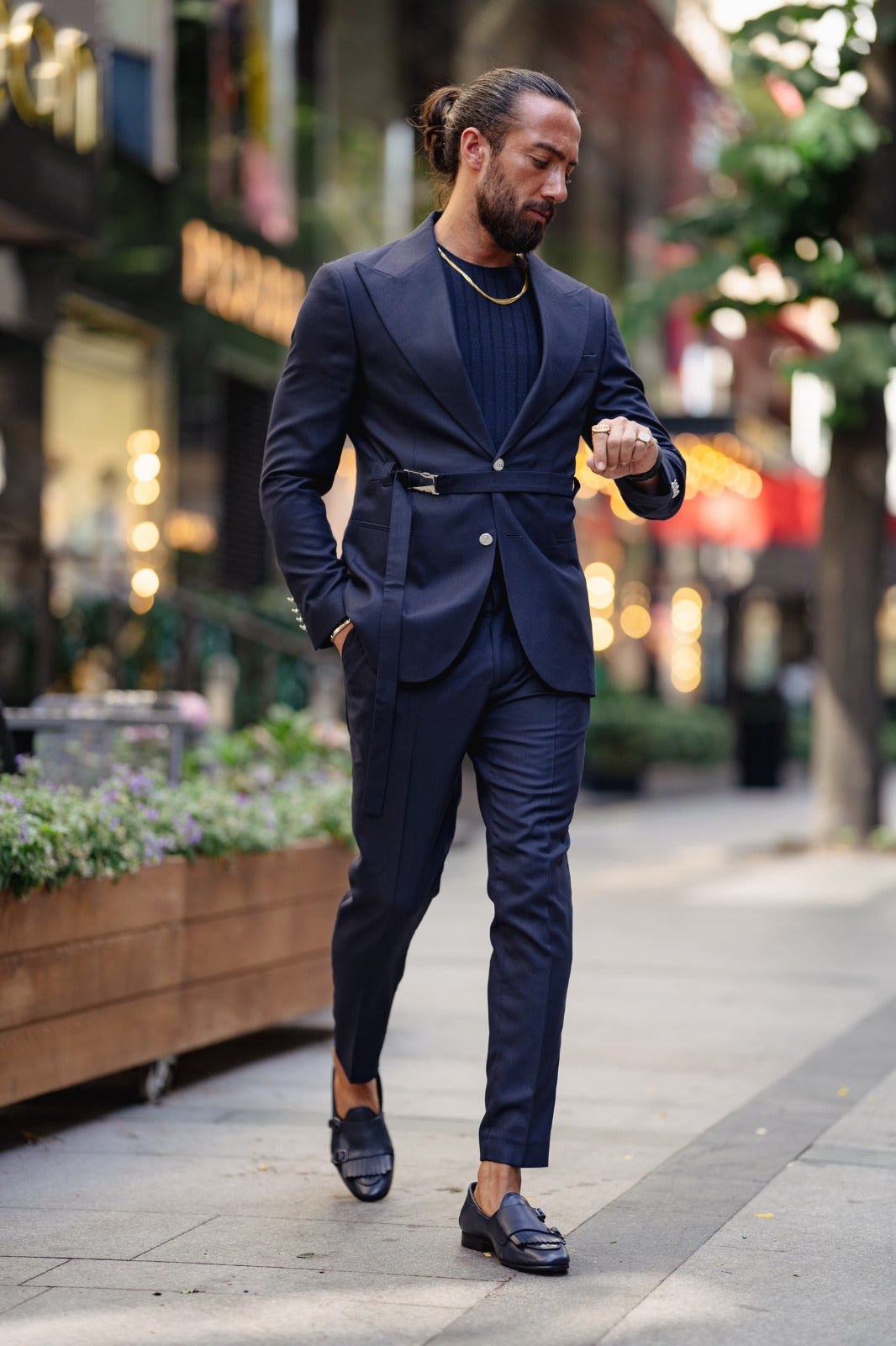 Loghert Navy Blue Suit