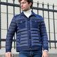 Rony Navy Blue Slim Fit Coat