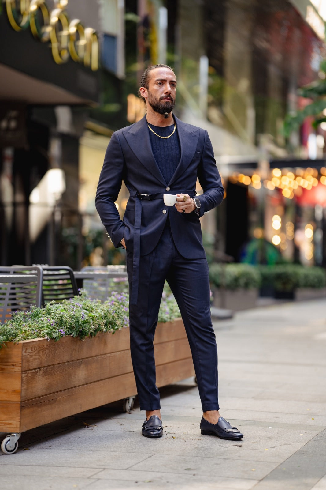 Loghert Navy Blue Suit