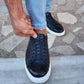 Clarra Navy Blue Sardinelli Sneakers