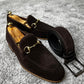Rava Suede Brown Loafers