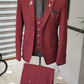 Varese Claret Red Slim Fit Suit