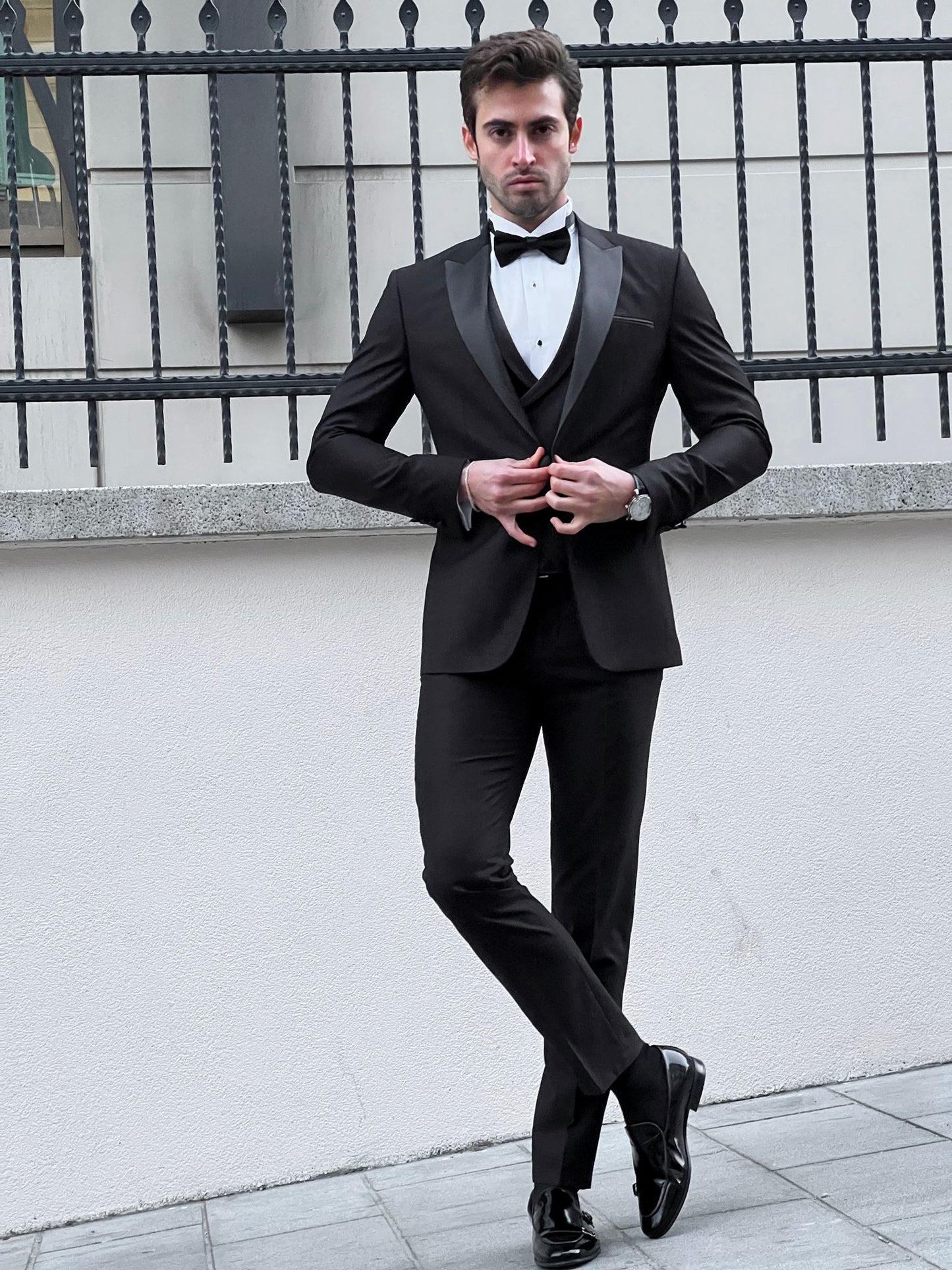 Ethan Black Tuxedo Suit