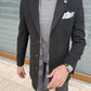 Cancun Black Wool Coat