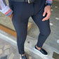 Bern Dark Blue Slim Fit Pants