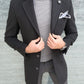 Cancun Black Wool Coat