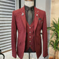 Varese Claret Red Slim Fit Suit