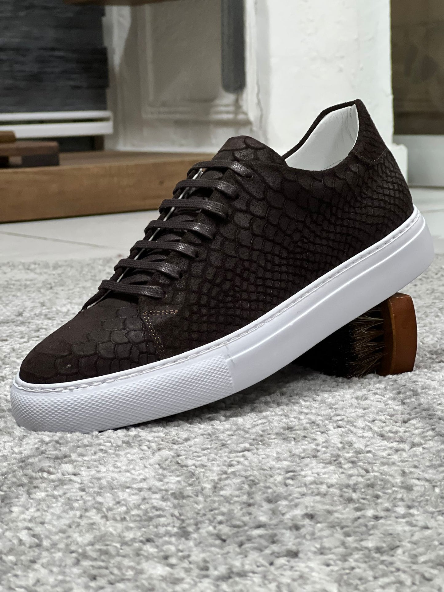 Collin Suede Brown Sneakers