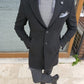 Cancun Black Wool Coat