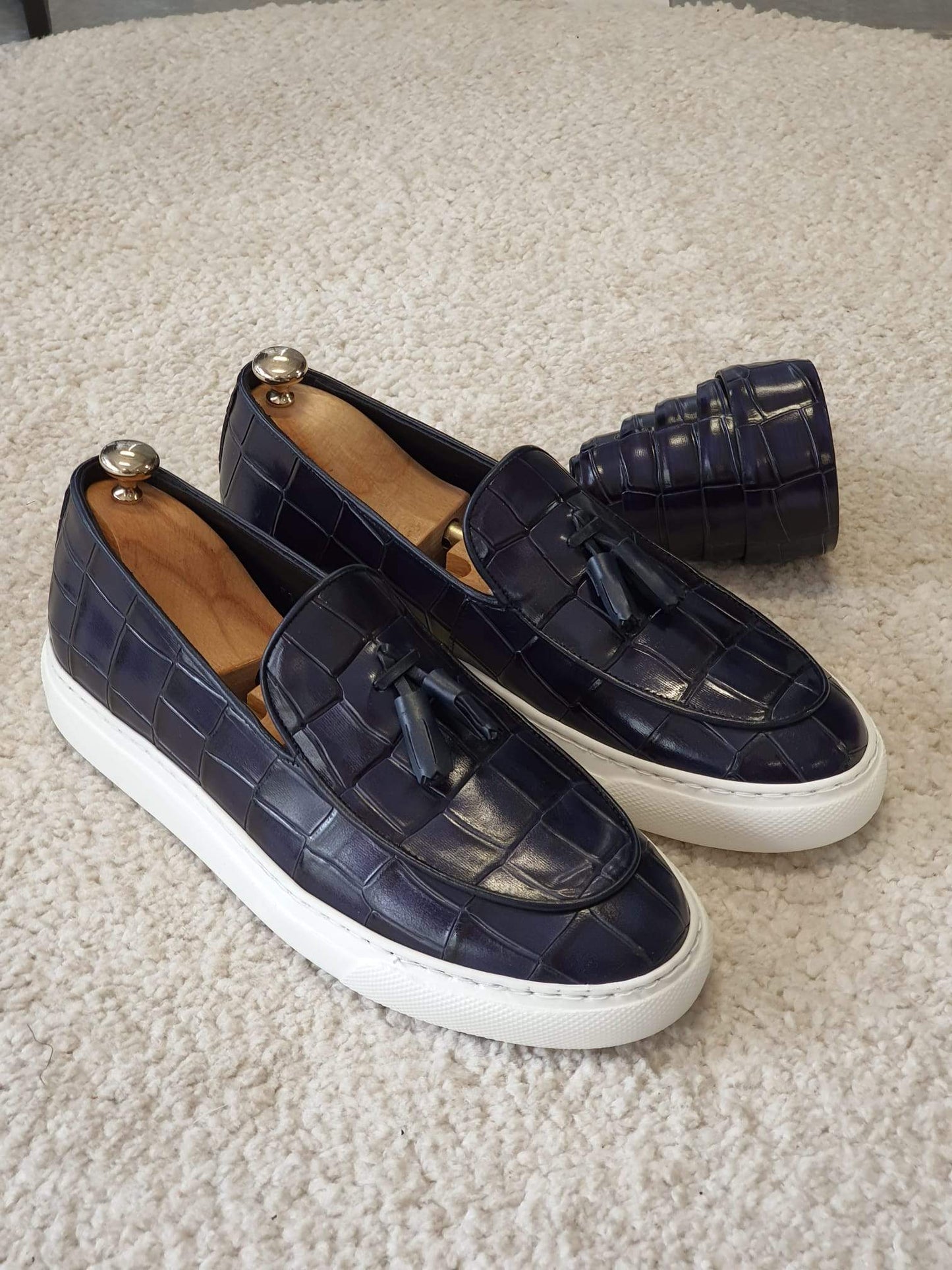 Varese Navy Blue Shoes