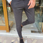 Aachen Black Slim Fit Pants