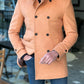 York Camel Double Breasted Coat