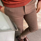 Madison Light Brown Slim Fit Pants