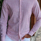 Guarda Red Striped Slim Fit Shirt