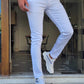 Elmore White Slim Fit Jeans